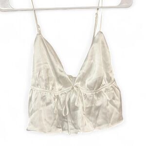 Free-people babydoll ivory top